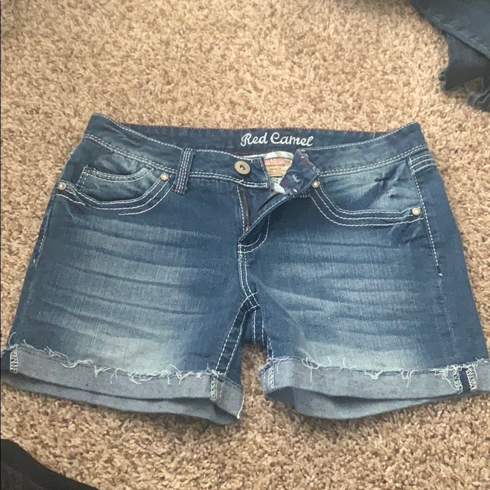 Red Camel Jean shorts